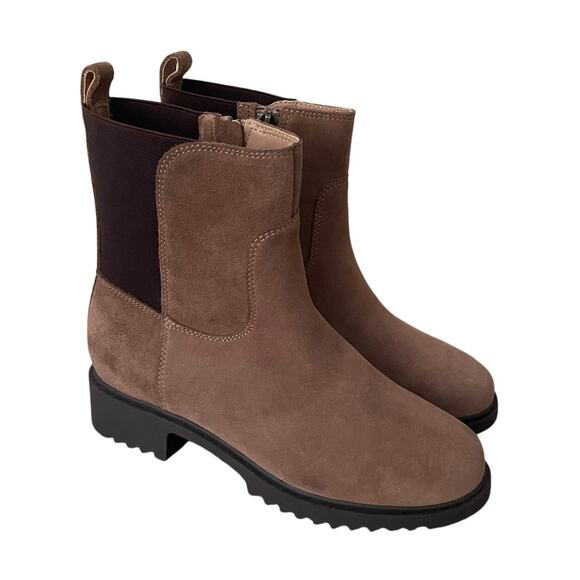 New Blondo Colbee Womens Size 8 Brown Suede Leather Waterproof Boots - Picture 1 of 14